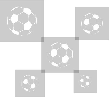 Template painting multifunctional 5 pcs - balls 1, фото