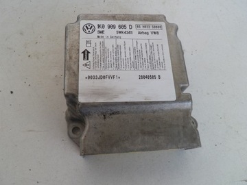 Vw golf v block sensor airbag 1k0909605d, фото