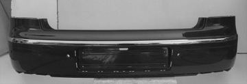 Vw phaeton 02 - rear bumper chrome 3d5807417 original, фото