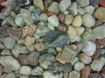 Pebble river 20-40 mm colorful, фото