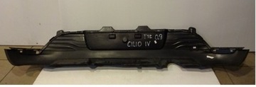 Rear bumper back overlay renault clio 4, фото