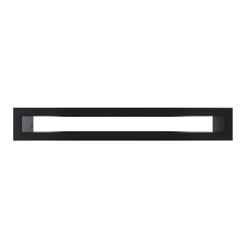 Lattice ventilation console grilles console 6x40 centimeters black, фото