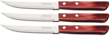 Tramontina - 3 x knives for steaks / pizzy - polywood, фото