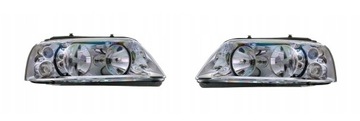 Headlight front headlight vw sharan 01 - 10 chrome set, фото