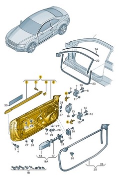 Door audi a5 s5 2008 - 2016 right front, фото