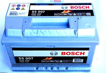 Аккумулятор bosch s5 74ah 750a 0092s50070, фото