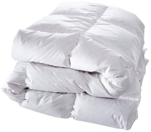 Blanket down jacket 200x200 white winter 2400g, фото