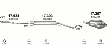 Shock absorber average opel astra h, фото