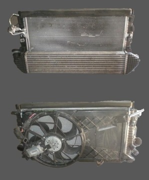 Radiator fan volvo v50 s40 2 1. 6d 2010, фото