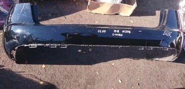 Rear bumper mercedes c - class w205 station wagon 2014 - 2021, фото