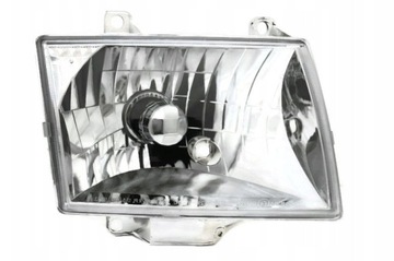 Headlight right (h4, mechanical, insert color: silvery) mazda b - seria, фото