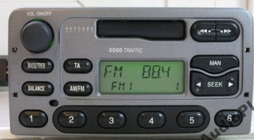 Автомагнитола ford 3000 mondeo focus fiesta puma серебро, фото