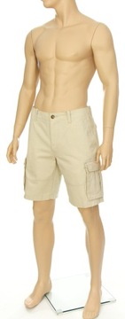 Tommy hilfiger male beige shorts combat boots classic fit size 36, фото