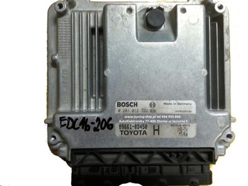 Ecu yaris auris 0281012322 89661-0d450, фото