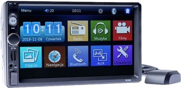 Tape recorder automotive ep audio technology epcr02 2-din, фото