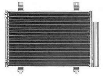 Ss3 suzuki swift 3 05-10 radiator capacitor air conditioner, фото