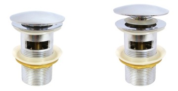 Cork button klak overflow brass mushroom, фото