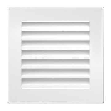 Lattice ventilation colored grilles fresh 17x17 centimeters white, фото