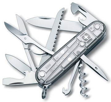 Victorinox 1.3713. t7, folding huntsman, 91 mm, 15 functions, silver tech, фото