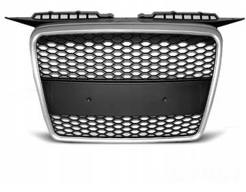 Решетка audi a3 rs-type 05-08 матовый серебро, фото