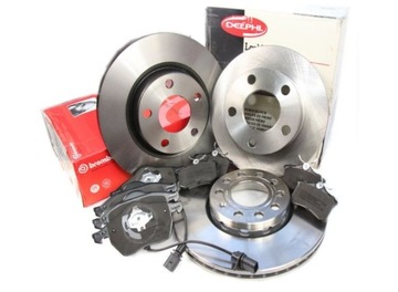 Тормозные диски delphi колодки зад audi a6 c6 2004r - 302mm, фото