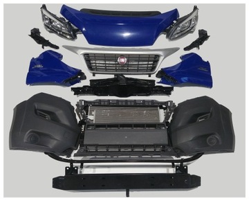 Front complete blue fiat ducato light led backlight 2014-, фото
