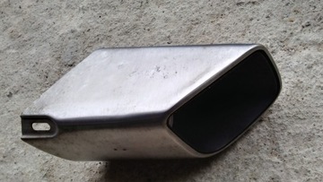 Porsche macan left tip muffler original, фото