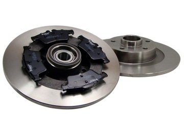 Disks x2+ pads ass renault laguna 3+bearing, фото