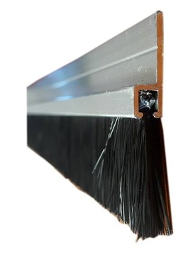 Gasket з brush h-15mm length 2m aluminum, фото