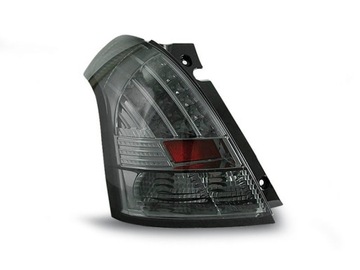 Headlights suzuki swift 05-10 led backlight black, фото