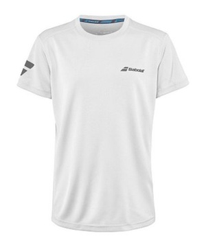 T-shirt babolat core flag tee boy 18 wh 128 promo, фото