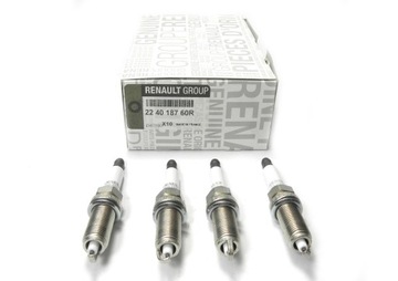 Spark plug renault 1.2 16v set 4 pcs original, фото
