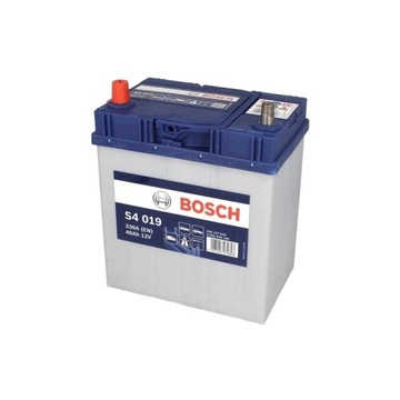 Аккумулятор bosch s4 s4019 12v 40ah/ 330a[левая+], фото