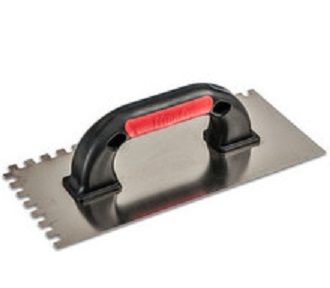 Trowel stainless steel gear 130 x 270mm 10x10zeb pl, фото