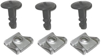 Vw passat b5 fasteners protection under engine set, фото