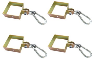 Set 4pcs clamps fasteners to swing 120x120mm, фото