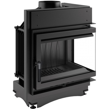 Liner fireplace cast iron right grilles maja/ right/ bs 8 kw, фото