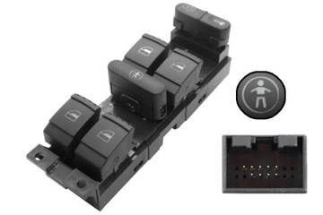 Panel power windows control unit seat alhambra leon toledo, фото