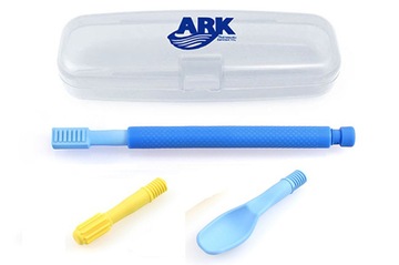 Ark з-vibe carry комплект вибратор логопедический+3 наконечники probe preefer spoon, фото
