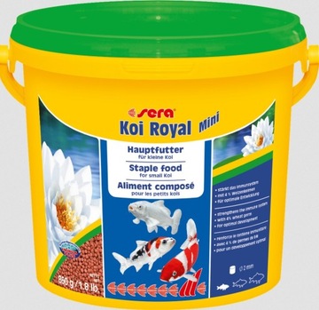 Koi royal mini 3.800 ml, гранулы - корм postawowy для koi, фото