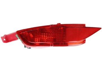 Ford fiesta mk7 2008 - reflector overlay bumper left side, фото