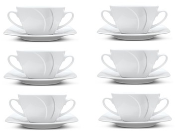 Fondant celebration 6xbulionowka 0, 3 left+saucer backlash, фото