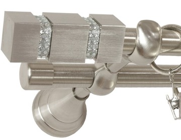Cornice double 19 mm+ 19 mm 280 centimeters, фото