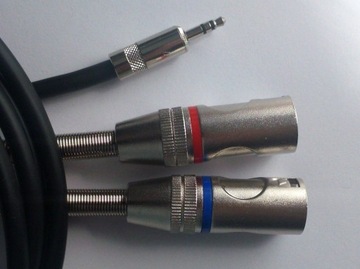IMG mini Jack 3.5 s/ 2xlr мужской стерео кабель 7 м