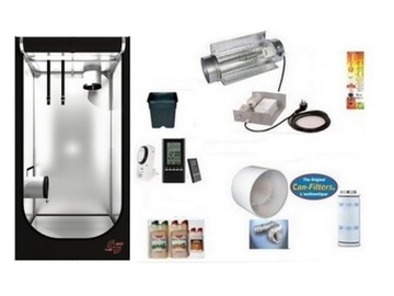 GROWBOX 60X60X160 КОМПЛЕКТ ДЛЯ ВЫРАЩИВАНИЯ COOLTUBE 150W HPS