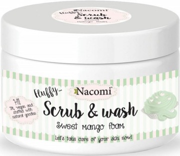 Nacomi Mango миюча пілінг піна 180 мл