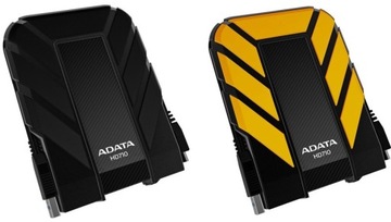 Adata HD710 USB 3.0 портативний диск 1 ТБ Титан броньований корпус жовтий жовтий