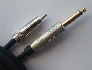 Шеллер аудио кабель 6.3 моно / RCA 9M