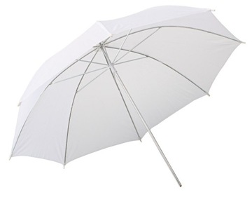 Зонтик 110 см белый прозрачный диффузор