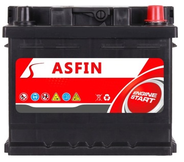 Акумулятор ASFIN 12V 50Ah 470a (EN) - 11,5 кг